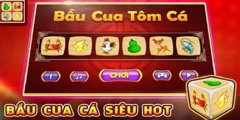 Tìm hiểu về game cược bầu cua tôm cá tại Kubet77